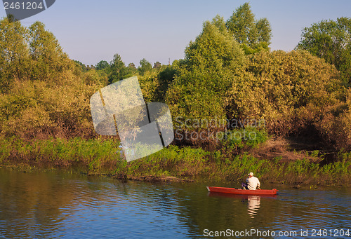 Image of Old Man Fishing