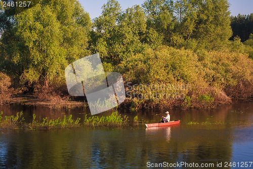 Image of Old Man Fishing