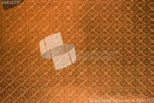 Image of Orange Tiled Glass