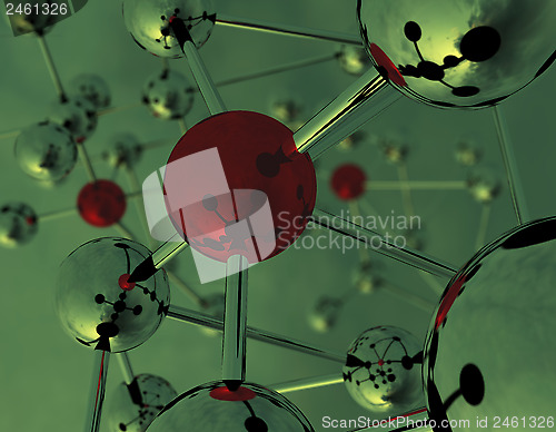 Image of Abstract Molecular Structure
