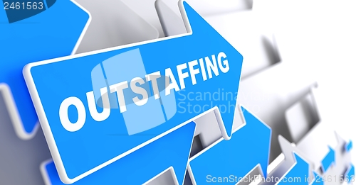 Image of Outstaffing. Business Background.