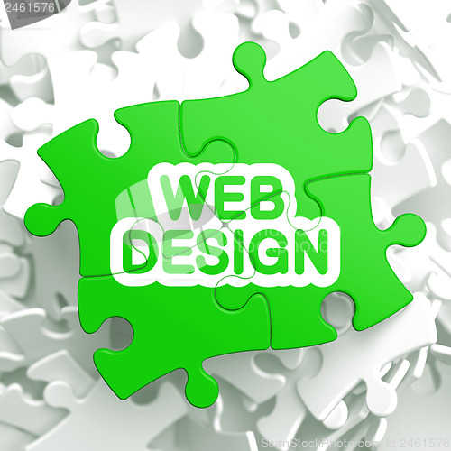 Image of Web Design. Puzzle Concept.