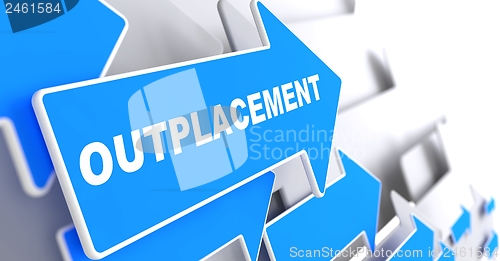 Image of Outplacement. Business Background.