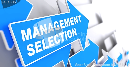 Image of Management Selection. Business Background.