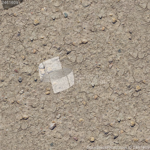 Image of Cracked Brown Soil. Seamless Tileable Texture.