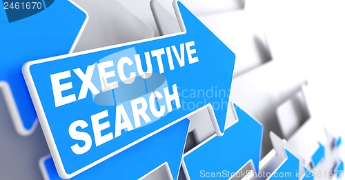Image of Executive Search. Business Background.
