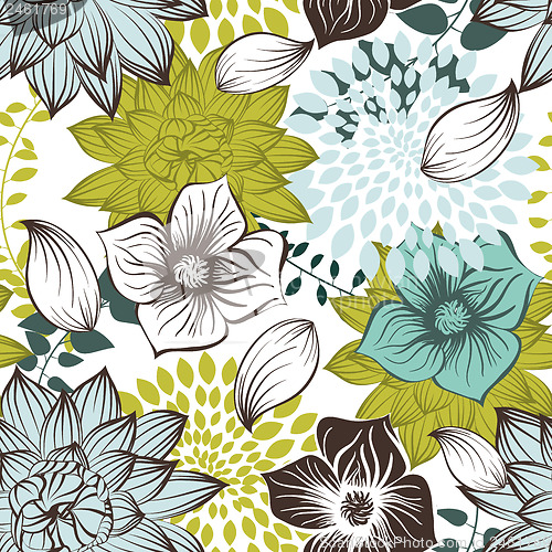 Image of Seamless floral pattern