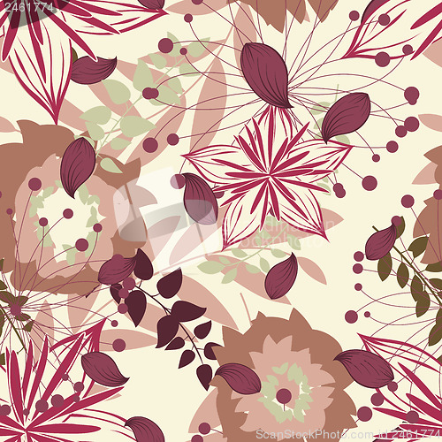 Image of Seamless floral pattern