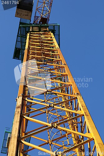 Image of part of construction crane