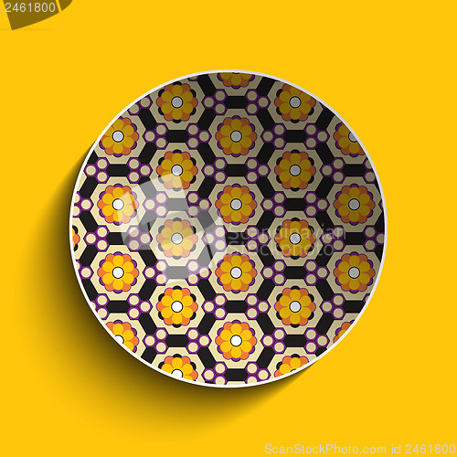 Image of Flower Spring Button Sticker Icon