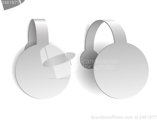 Image of White advertising wobblers