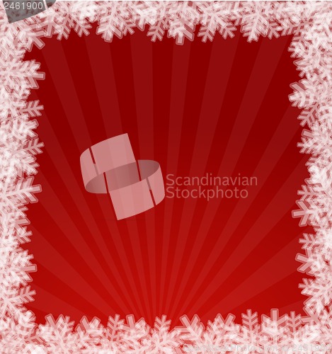 Image of Red winter background