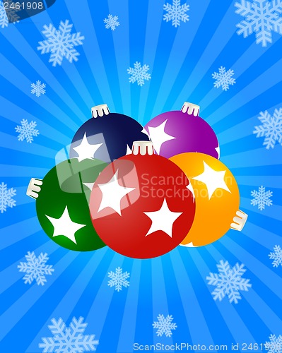 Image of New Year or Christmas background