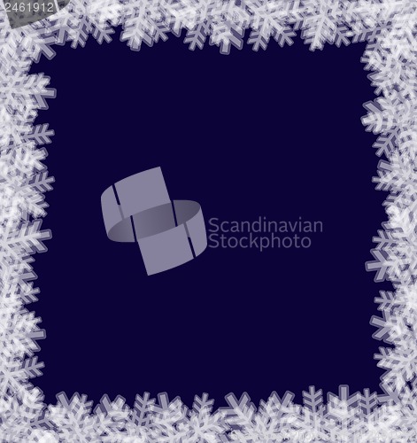 Image of Blue winter background