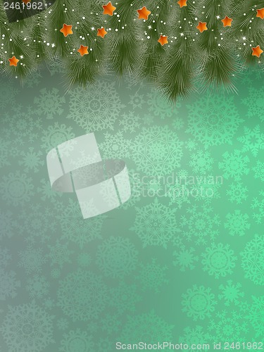 Image of Background with christmas tree. EPS 10