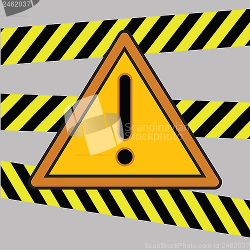 Image of danger warning sign