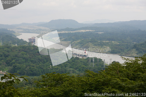 Image of PANAMA CITY, SEPTEMBER 25: Corte Culebra, its the shortest part 