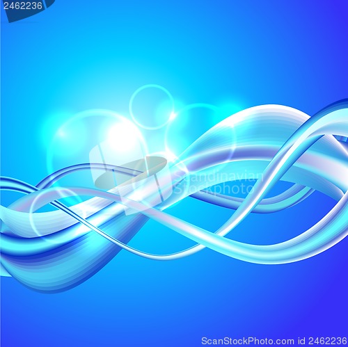 Image of Abstract blue background vector