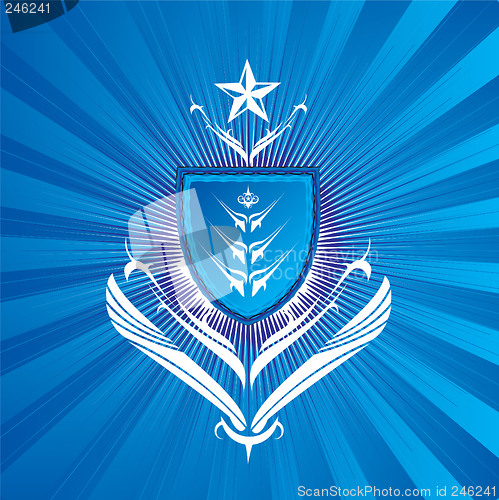 Image of regal shield blue