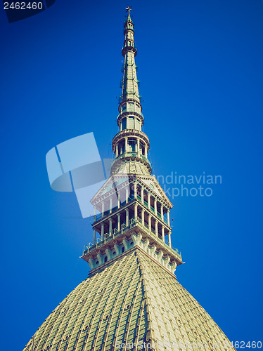 Image of Retro look Mole Antonelliana, Turin