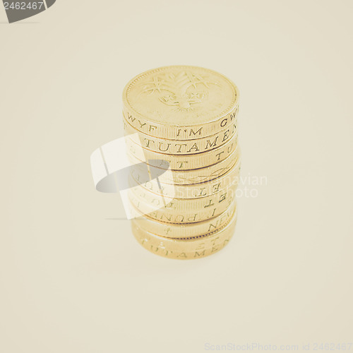 Image of Retro look Pound coin