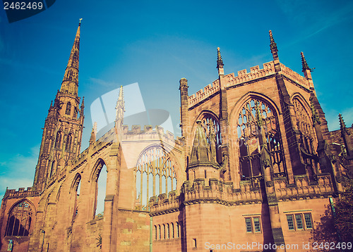 Image of Retro look Coventry Cathedral