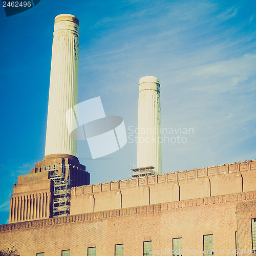 Image of Vintage look Battersea Powerstation London