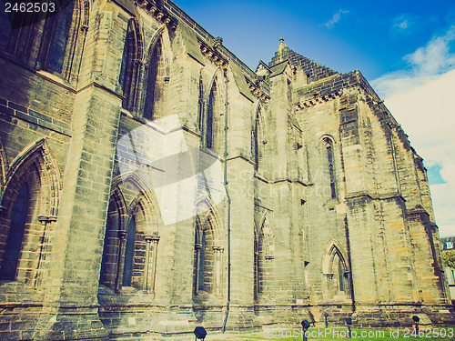 Image of Retro looking Glasgow cathedral