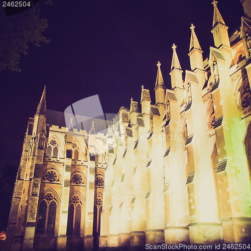 Image of Vintage look Westminster Abbey