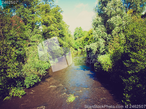 Image of Retro looking Kelvingrove Glasgow
