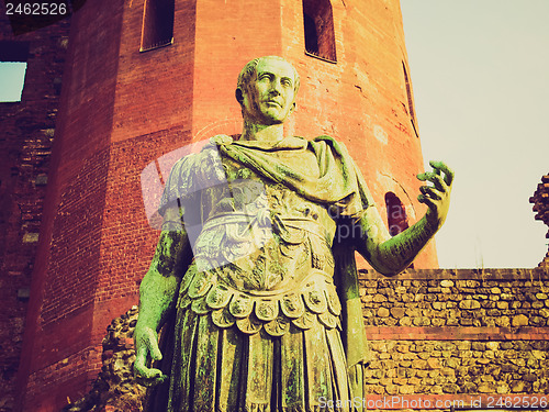 Image of Retro look Roman statue