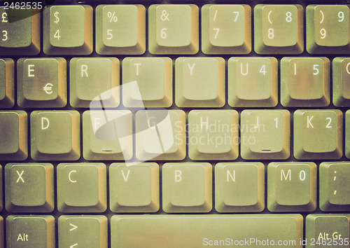 Image of Retro look Computer keyboard