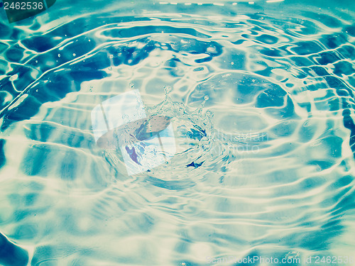 Image of Retro look Water droplet