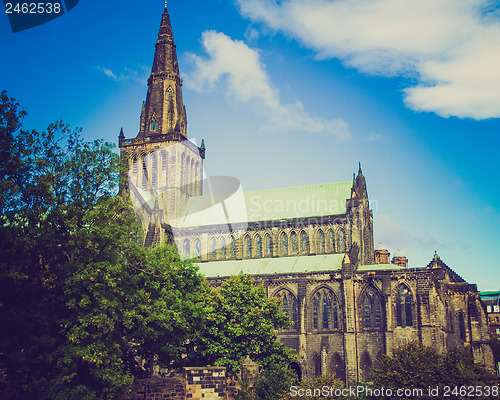 Image of Retro looking Glasgow cathedral