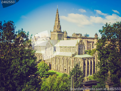 Image of Retro looking Glasgow cathedral