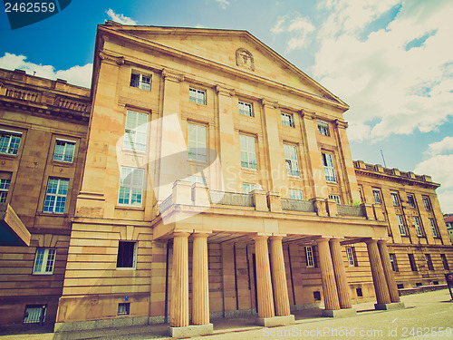 Image of Retro look Staatstheather (National Theatre), Stuttgart