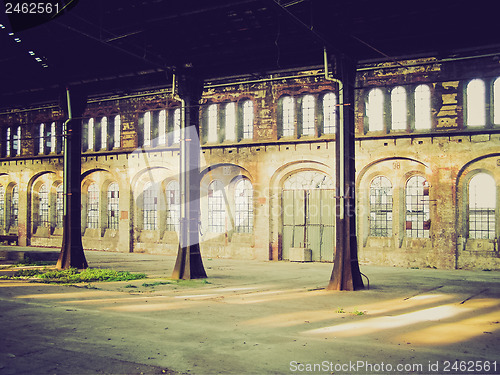 Image of Retro look Abandoned factory