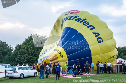 Image of Hot air balloon festival in Muenster, Germany