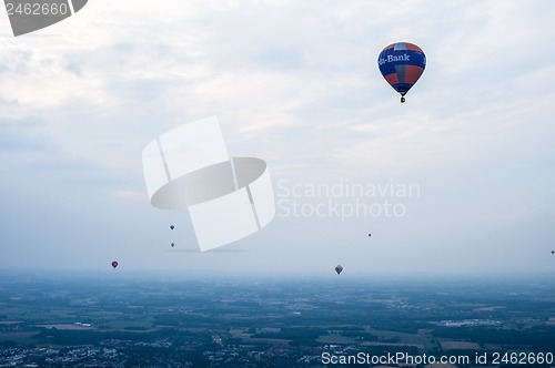 Image of Hot air balloons over Muenster