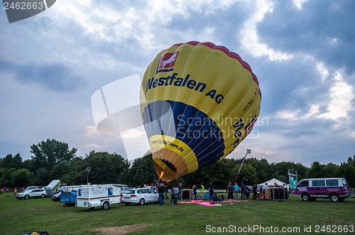 Image of Hot air balloon festival in Muenster, Germany