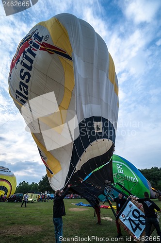 Image of Hot air balloon festival in Muenster, Germany