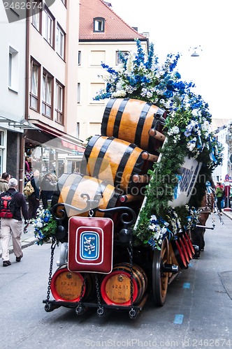 Image of Parade of the hosts of the Wiesn