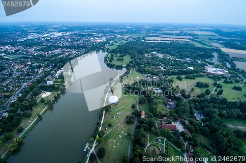 Image of Hot air balloons over Muenster