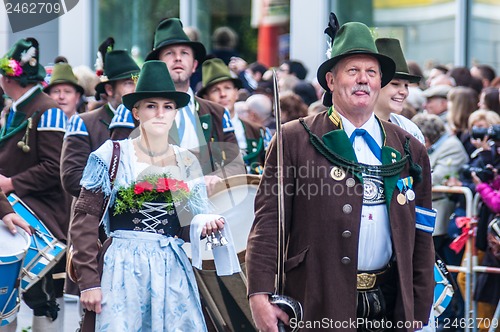 Image of Parade of the hosts of the Wiesn
