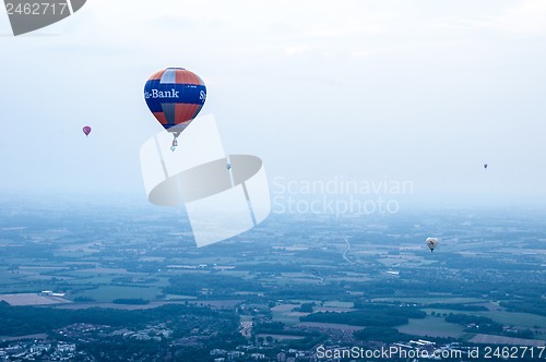 Image of Hot air balloons over Muenster