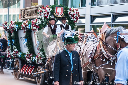 Image of Parade of the hosts of the Wiesn