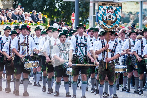 Image of Parade of the hosts of the Wiesn