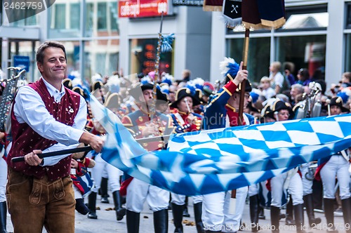 Image of Parade of the hosts of the Wiesn