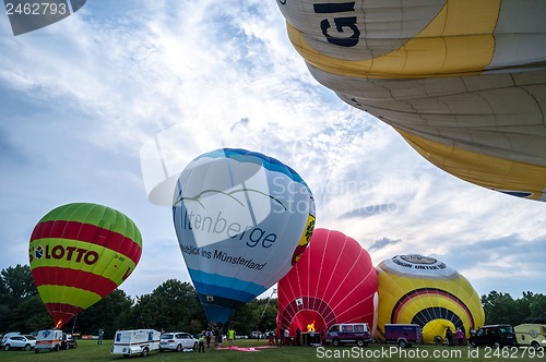 Image of Hot air balloon festival in Muenster, Germany