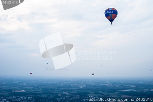 Image of Hot air balloons over Muenster